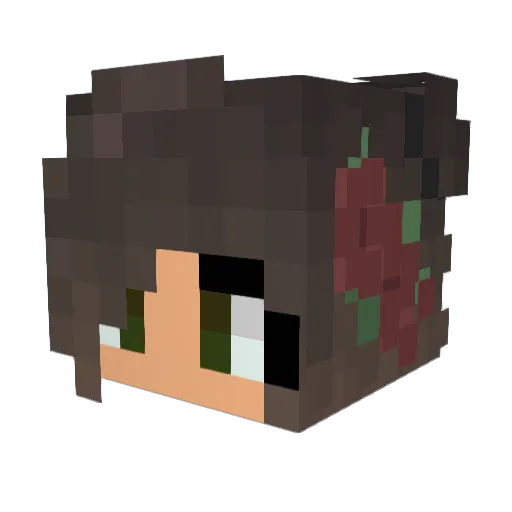 LynnTheArtist Minecraft avatar head, 3D render