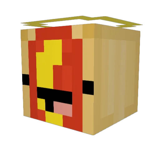 Lynnniee Minecraft avatar head, 3D render