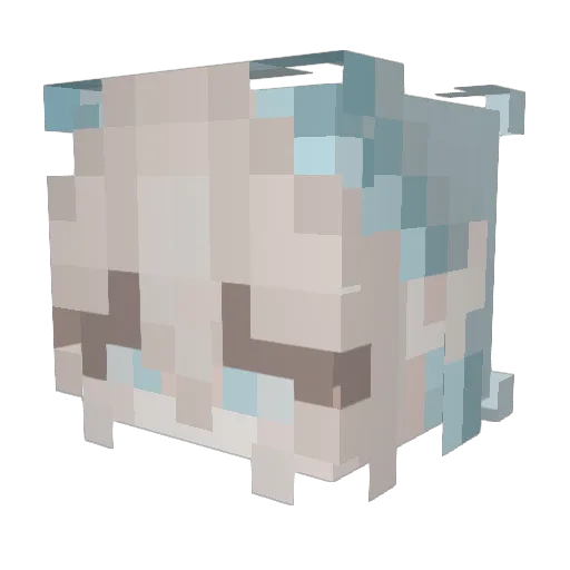 Lynnsensupe Minecraft avatar head, 3D render