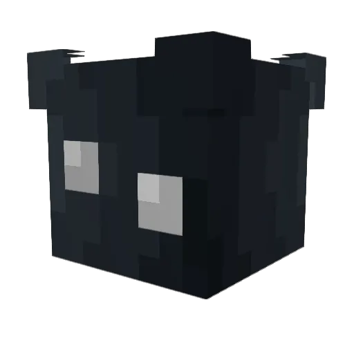 Lynoph Minecraft avatar head, 3D render