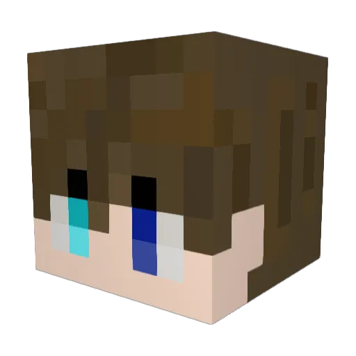 LynoxYT Minecraft avatar head, 3D render
