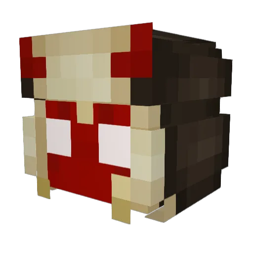 Lynres Minecraft avatar head, 3D render