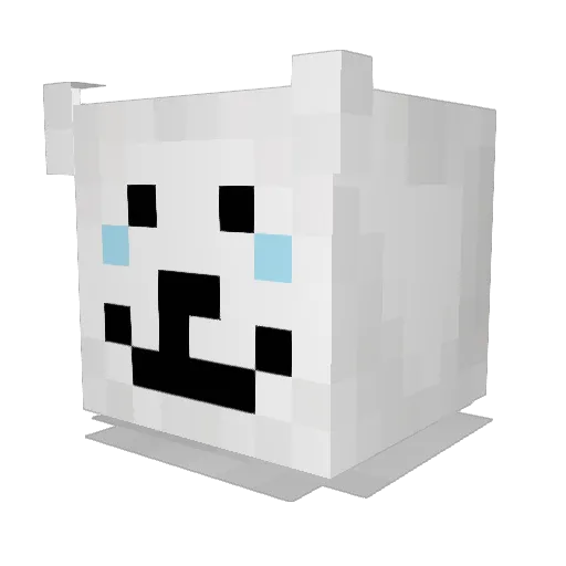 Lynx401 Minecraft avatar head, 3D render