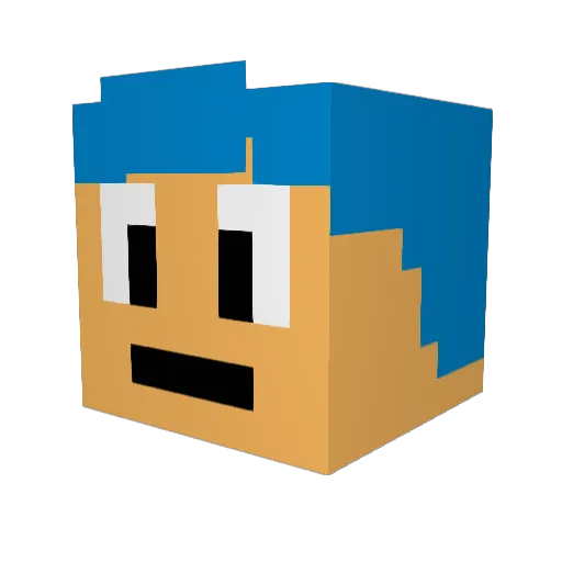 LynxAssassin1 Minecraft avatar head, 3D render