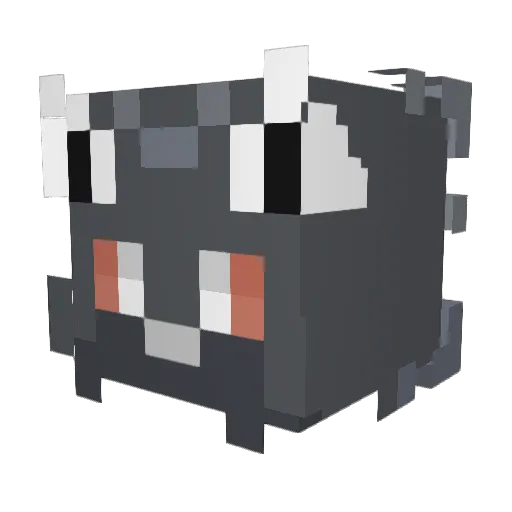 LynxIsHere Minecraft avatar head, 3D render