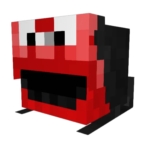 Lynxesha Minecraft avatar head, 3D render