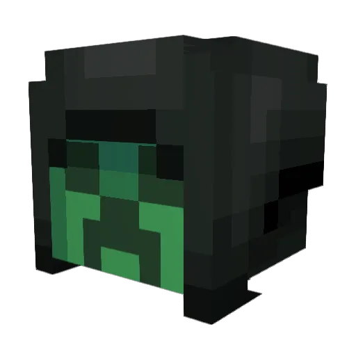 Lynxvortx Minecraft avatar head, 3D render
