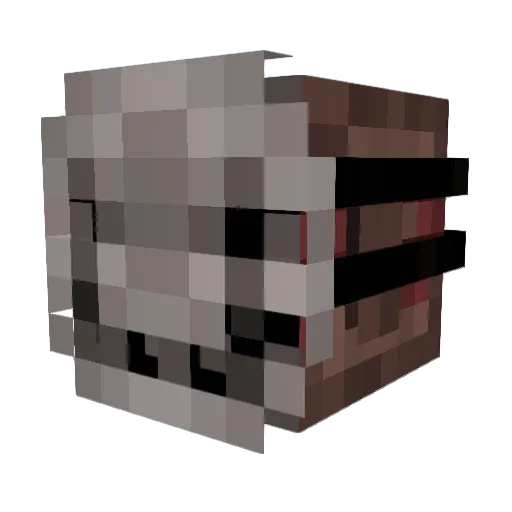 Lynxx27 Minecraft avatar head, 3D render