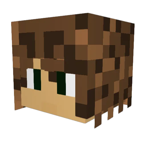LyonKord Minecraft avatar head, 3D render