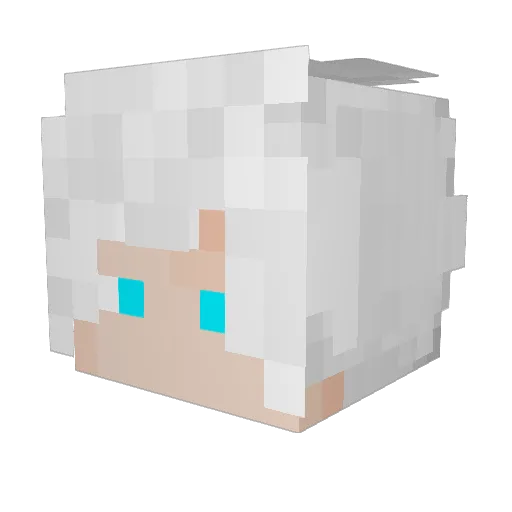 Lyone_Descendit Minecraft avatar head, 3D render