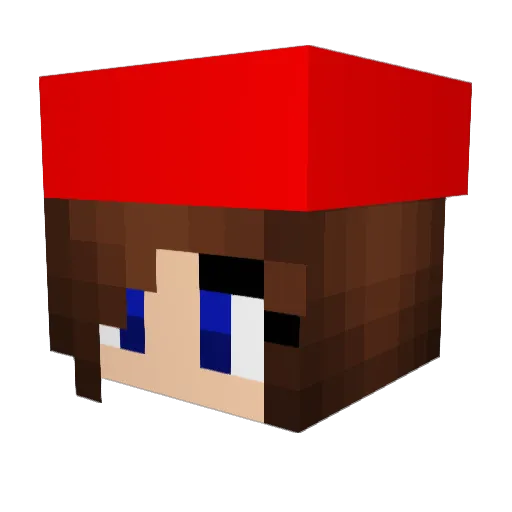 Lyonesse Minecraft avatar head, 3D render