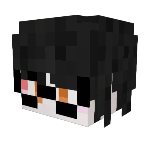 Lyong_ Minecraft avatar head, 3D render