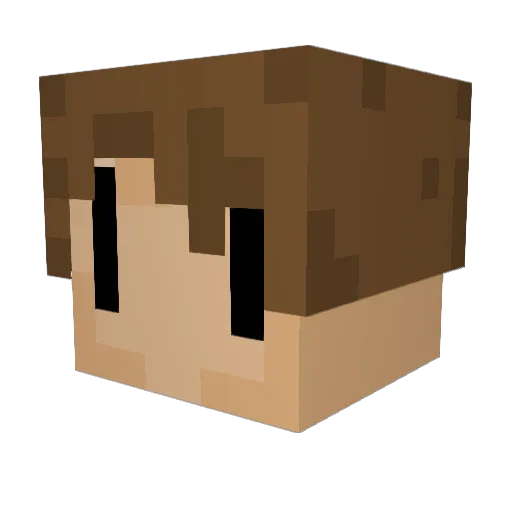 LyonheartX Minecraft avatar head, 3D render