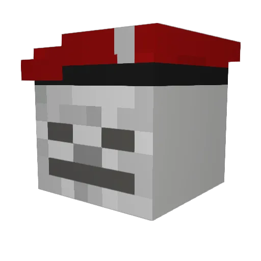 Lyork13 Minecraft avatar head, 3D render