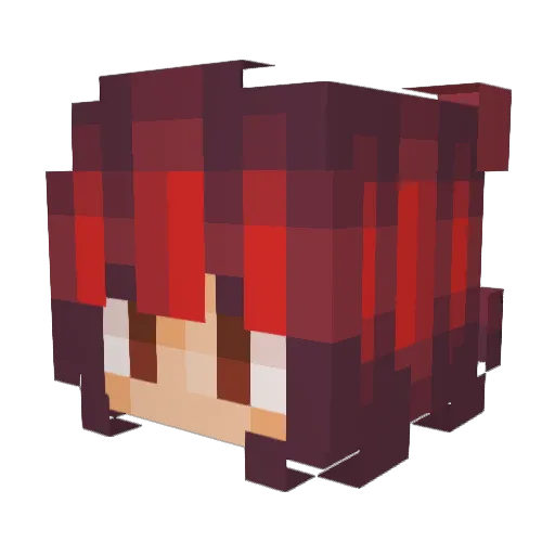LyraH2000 Minecraft avatar head, 3D render
