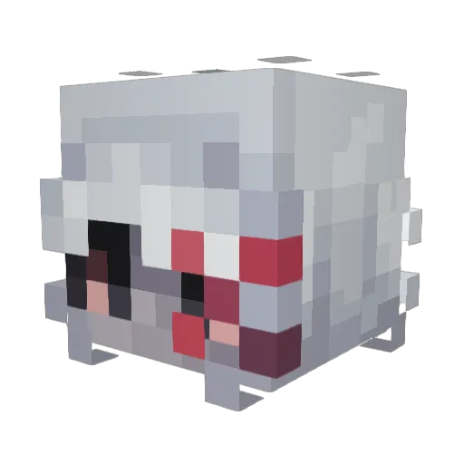 LyriaSylvain Minecraft avatar head, 3D render