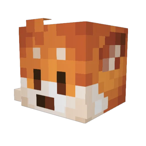 Lyric365 Minecraft avatar head, 3D render