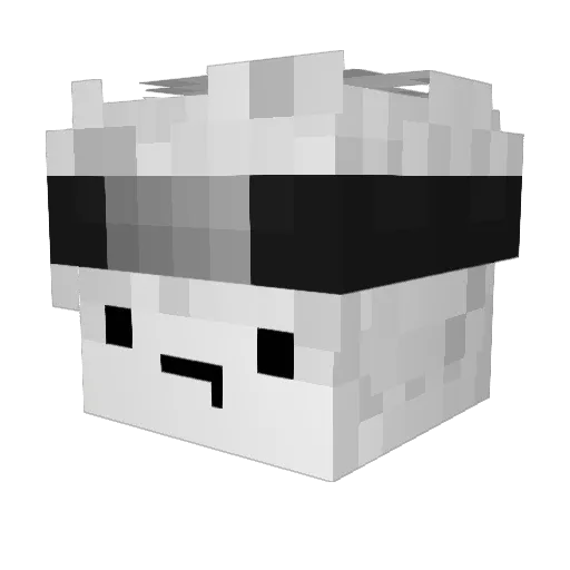 Lyric68 Minecraft avatar head, 3D render