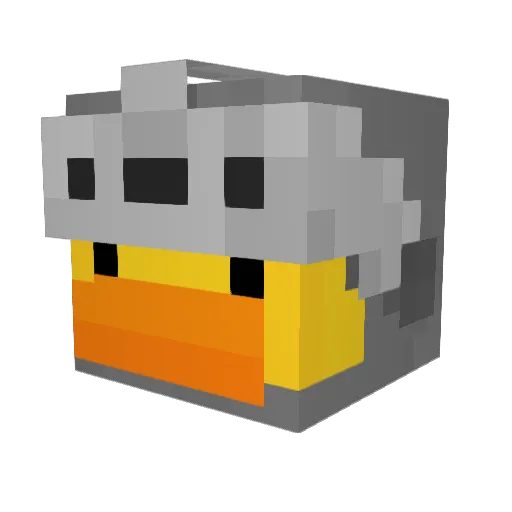 LyricChicken563 Minecraft avatar head, 3D render