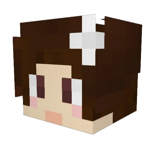 LyricMocha9188 Minecraft avatar head, 3D render