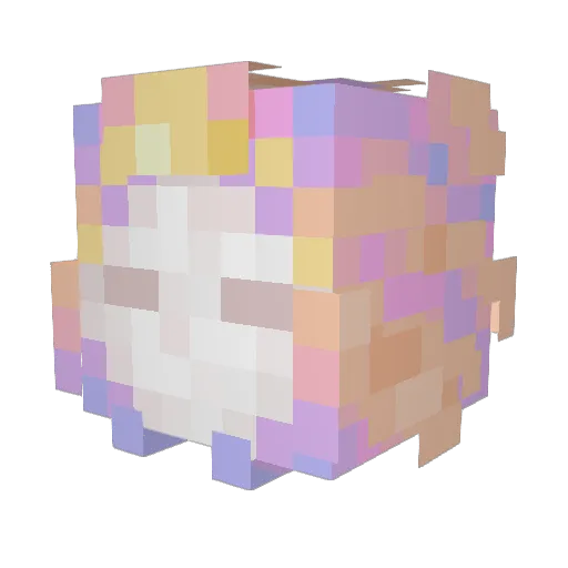 LyrickTheFooled Minecraft avatar head, 3D render