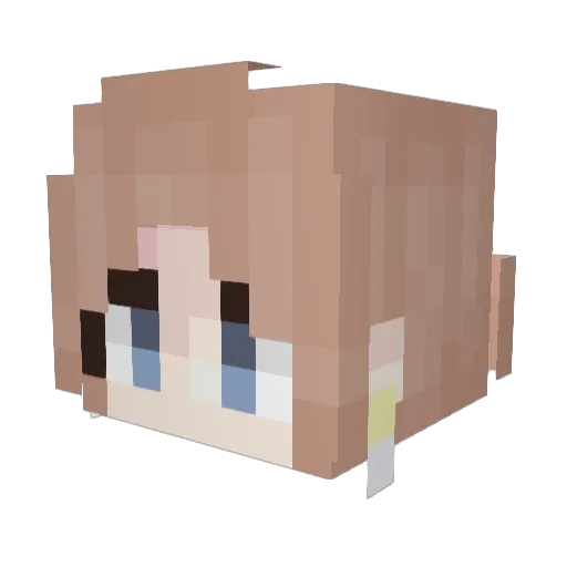 Lyrics951 Minecraft avatar head, 3D render