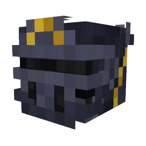 Lyrras Minecraft avatar head, 3D render