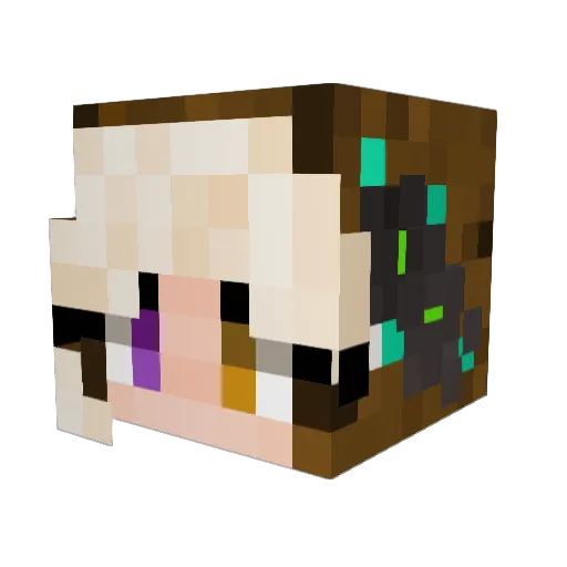 LyrricTheHarpy Minecraft avatar head, 3D render