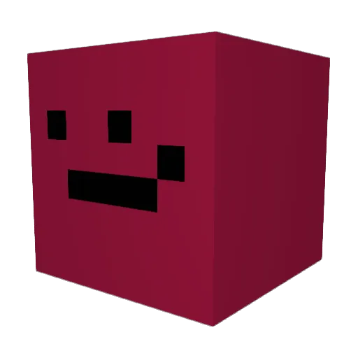 Lysananas Minecraft avatar head, 3D render
