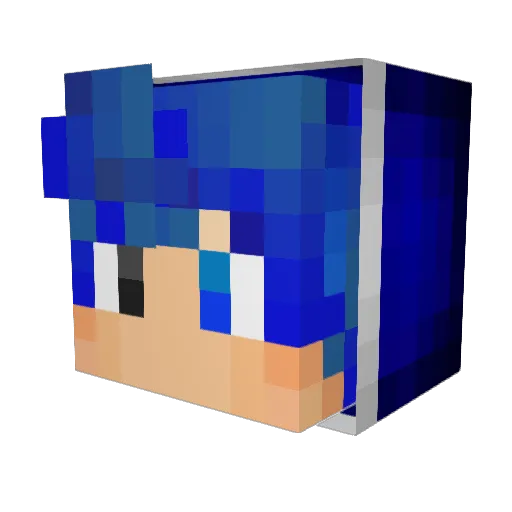 LysanderString Minecraft avatar head, 3D render
