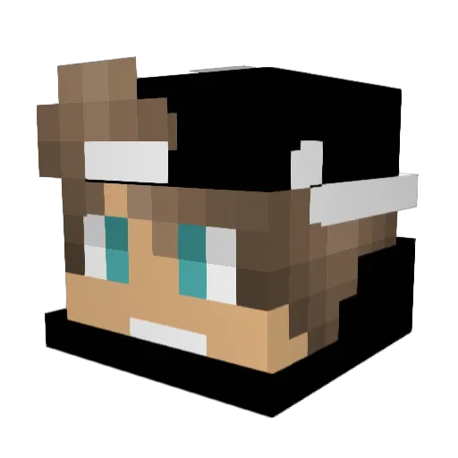 LysoI Minecraft avatar head, 3D render