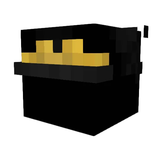 Lysork Minecraft avatar head, 3D render