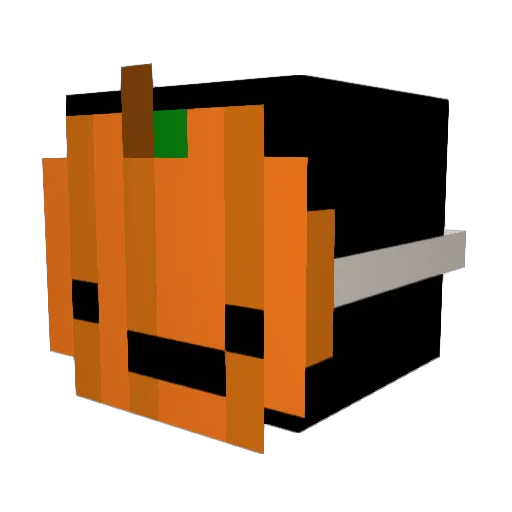 Lyspumpan Minecraft avatar head, 3D render