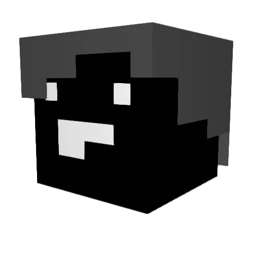 LysyVasili Minecraft avatar head, 3D render