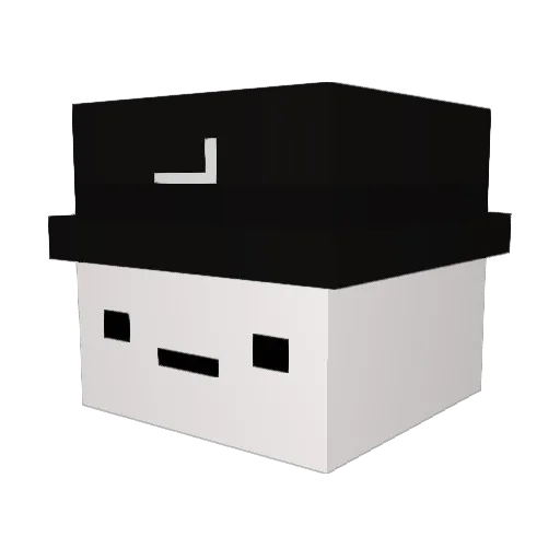 Lytefeather Minecraft avatar head, 3D render