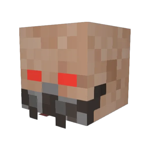 Lyth1312 Minecraft avatar head, 3D render