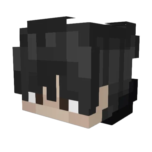 LythoXD Minecraft avatar head, 3D render