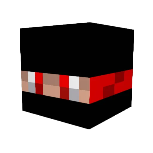 LyubovHD1080 Minecraft avatar head, 3D render