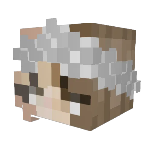 LyviaOwO Minecraft avatar head, 3D render