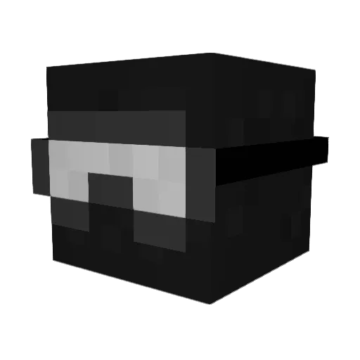 Lyvvander Minecraft avatar head, 3D render