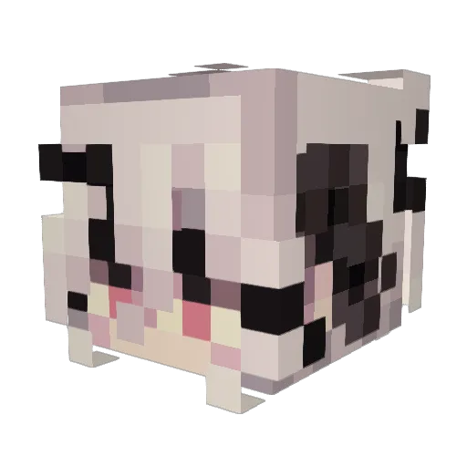 Lyxii__824 Minecraft avatar head, 3D render