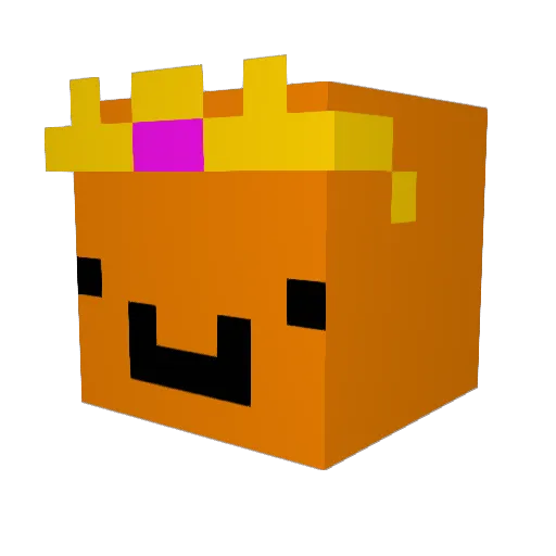 Lyyche Minecraft avatar head, 3D render