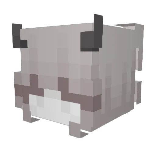 Lzh4 Minecraft avatar head, 3D render