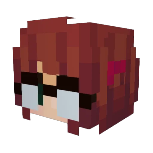M00NChild99 Minecraft avatar head, 3D render