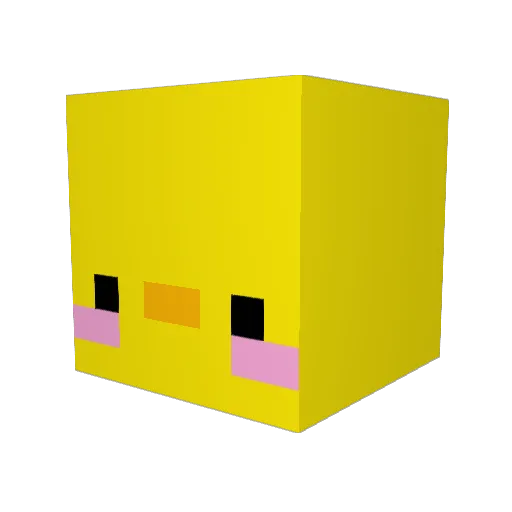M00NL1IGHT Minecraft avatar head, 3D render