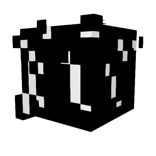 M00SIFUR Minecraft avatar head, 3D render