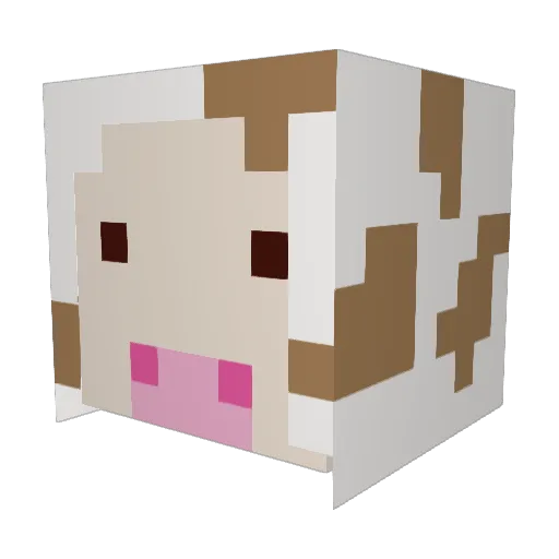 M00ey18 Minecraft avatar head, 3D render