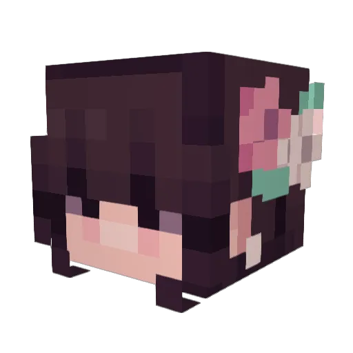 M00nMaker Minecraft avatar head, 3D render