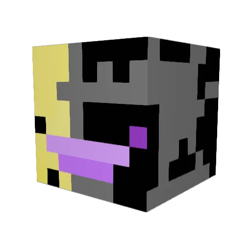 M00n_Duck Minecraft avatar head, 3D render