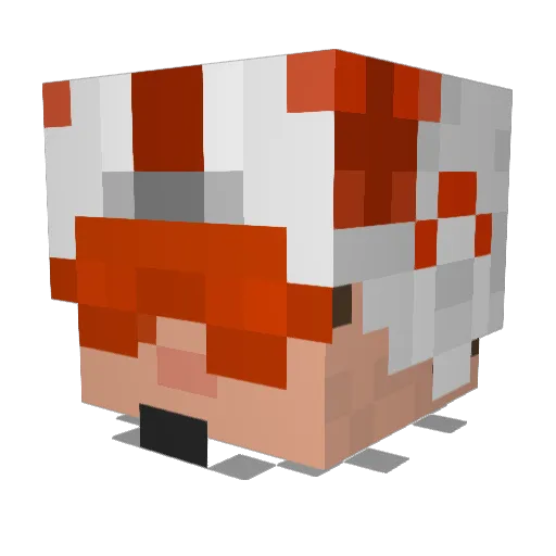 M00se3 Minecraft avatar head, 3D render